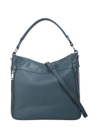 Cluty - Handtasche Echt Leder, Made In Italy - beige