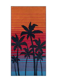 GALERIA home - Strandtuch - ORANGE/PINK/BLAU