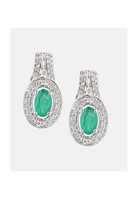 Diamant L'eternel - Ohrhänger, mit 0.1 ct Diamant, 750 Weißgold - white gold