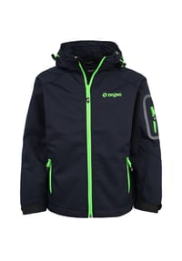 ZIGZAG - Softshelljacke Lewis mit wasserdichter Zwischenmembran - blau-schwar