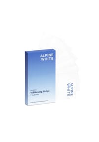 ALPINE WHITE - Zahnaufhellungsstreifen ALPINE WHITE Whitening Strips Sensitive für sichtbar weißere Zähne in nur 3 Tagen - 