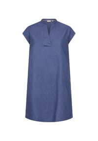 camel active - Kleid mit seitlichen Taschen - Jadeblau