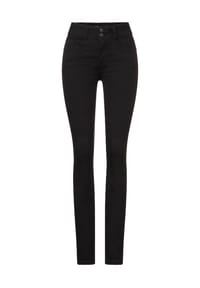 Street One - Jeans, Slim-Fit, 5-Pocket-Design, für Damen - 15111 BLACK RINSE