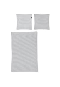 irisette® - Seersucker Bettwäsche Set Easy 8514 - 11 silber