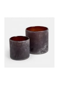 LOBERON - Windlicht 2er Set braun - braun