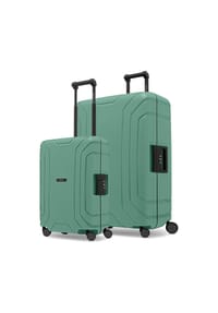 REDOLZ Essentials 15 - Essentials 4-Rollen 15 Kofferset 2 tlg. mit Dreipunkt-Verschluss - classic red