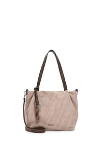 Emily & Noah ELKE - Shopper, Reißverschluss, Web-Optik, für Damen - 400 BEIGE