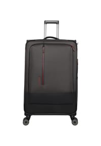 travelite CROSSLITE - 4-Doppelrollen-Trolley, Teleskopstange, TSA-Zahlenschloss - 01 SCHWARZ