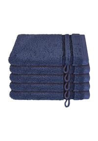 SCHIESSER - Frottier-Waschhandschuhe Milano im 5er-Set (16x22cm) - Babyblau