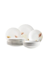 MÄSER Tellerset, Porzellan Amapola - Amapola - weiß