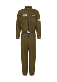 Crazy Days - Kostüm "Fliegeroverall", 2-teillig, für Herren - GRÜN