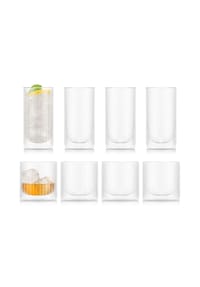 bodum® Bargläser-Set, 8-teilig - DOURO BAR SET - TRANSPARENT