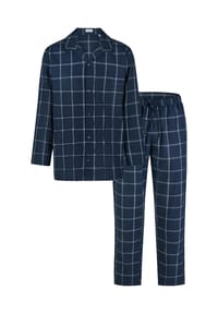seidensticker - Pyjama Classic Flannel - Navy