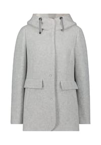 AMBER & JUNE - Winterjacke mit Kapuze - Hellgrau