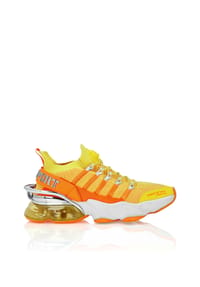 PLEIN SPORT - Runner Sneaker TIGER - black/yellowfluo