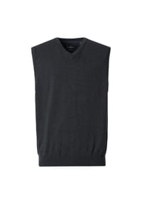 CASAMODA - Herren Pullunder uni - Anthrazit