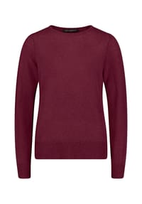 BETTY BARCLAY - Cashmere Pullover, Rippbündchen, für Damen - 4697 MAROON BANNER