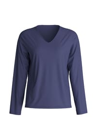CALIDA - Damen Langarm-Shirt Favourites - cobalt blue