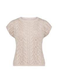 CARTOON - Strickpullover, Kurzarm, für Damen - 9103 SILKY BEIGE