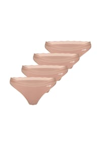 sloggi - String 4er Pack Go Blush - Cameo brown