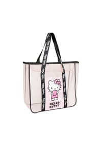 COFI - Hello Kitty Premium Tasche – Strandtasche, groß, Polyester - Rosa 62x39x20 cm