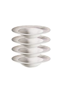 MÄSER Pastateller-Set, Steinzeug Aquarellia - Aquarellia Lila - Weiß, Lila