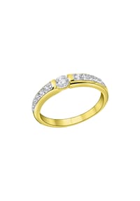 fascination by Ellen K. - Ring 375/- Gold 13 Zirkonia - mehrfarbig