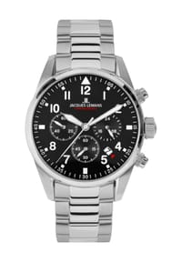 JACQUES LEMANS - BARCELONA Herren Chronograph - SILBER/BLAU