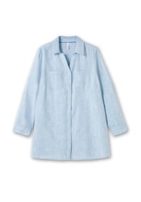 sheego - Hemdbluse - blau