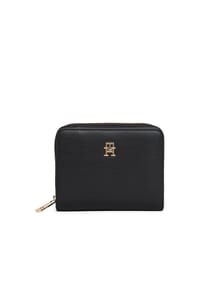 TOMMY HILFIGER ICON - Brieftasche, Emblem, Kunstleder, für Damen - BLACK