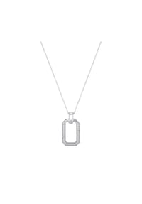 JOOP! - Kette mit Anhänger für Damen, 925 Sterling Silber, Zirkonia synth. - Silber