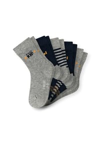 SCHIESSER - Jungen Socken, 5er Pack - "Legwear Kids", Muster, Baumwolmischung - Blau
