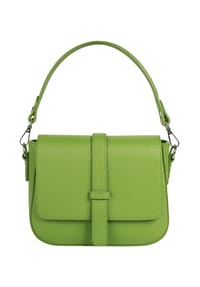 Samantha Look - Umhängetasche Echt Leder, Made In Italy - beige