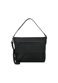 TOM TAILOR NICOLINA - Schultertasche, Reißverschluss, Kunstleder, für Damen - MIXED BLACK