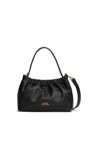 TOMMY HILFIGER - Henkeltasche, Leder, für Damen - BLACK