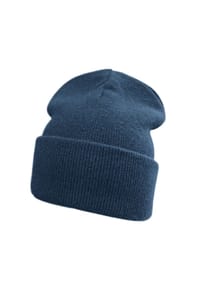 CAPO - Beanie, Wolle-Kaschmir Strick, doppellagig - black