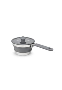COFI - Platinet Outdoor Topf Platzsparender Faltbehälter für Camping - Grau 32 × 18.5 × 9.5 cm