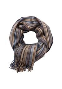 CASAMODA - Herren Schal gestreift - Beige
