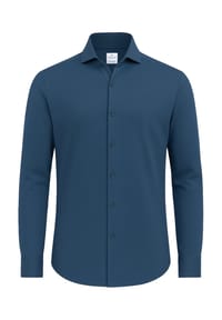 Vercate - Bügelfrei Businesshemd, Japanese Knitted, Slim Fit, Langarm, für Herren - beige