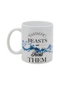 COFI - Fantastic Beasts Tasse 325ml Keramikbecher im Geschenkset – Harry Pott - Weiß 12x10x10 cm