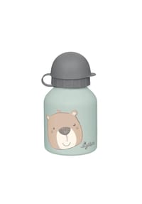 sigikid® Edelstahl Trinkflasche Bär 250 ml ,  für Kinder - FLASCHEN & BOXEN - grün/grau