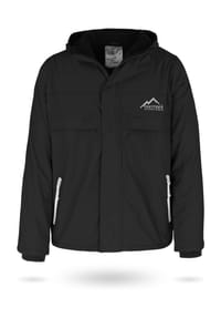 normani® - Herren Windjacke Tuuli - Anthrazit/Schwarz