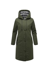 MARIKOO® - Kurzmantel Ledalaa 16 - Black
