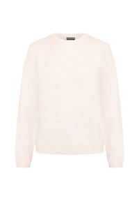 MANGUUN collection - Rundhals-Pullover, Wollanteil, für Damen - 1 BEIGE MELANGE