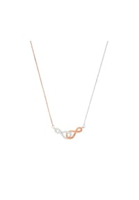 amor - Damen Kette mit Anhänger, "Infinity Bicolor 510110", 925er Silber - roségold