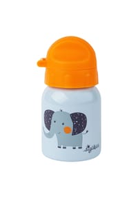 sigikid® Edelstahl Trinkflasche Elefant 250 ml ,  für Kinder - FLASCHEN & BOXEN - blau/orange