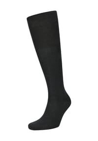 KUNERT - Clark Kniestrümpfe, Baumwolle, uni, für Herren - 0070 BLACK