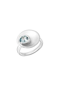 VANDENBERG - Damen Ring, 925er Silber mit Blautopas  - SILBER