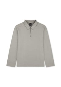 SCHIESSER - Schlafanzug-Oberteil MIX + RELAX, Polokragen, für Herren - 419  BRIGHT TAUPE