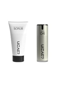 LAYZIN - Hautreparatur-Set mit Peeling und Narben Serum - transparent